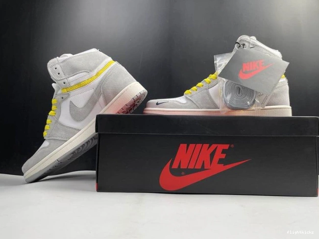 Switch High Air 1 CW6576-100 Light Jordan Smoke 0921